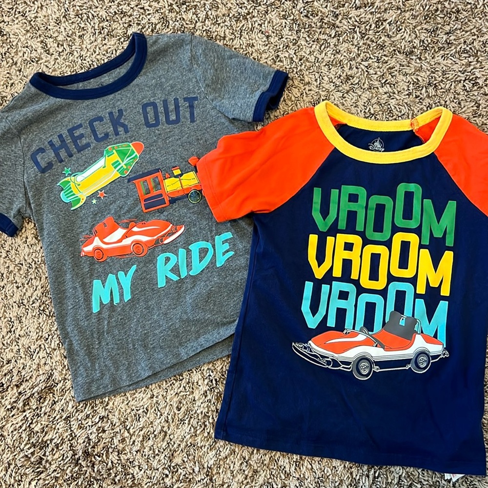 Disney transportation boys t-shirts